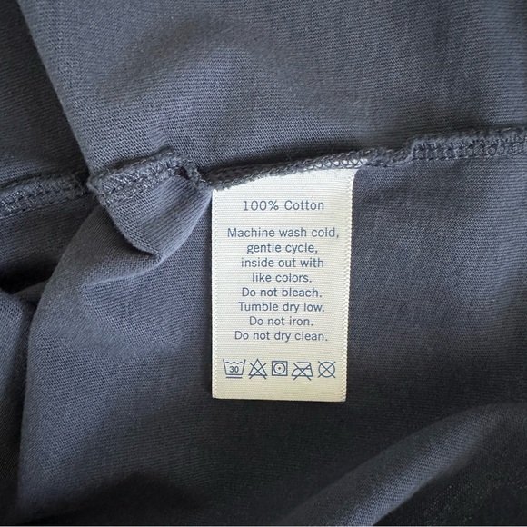 Clare V. Dark Navy Original Tee with Bright Poppy Block CIAO | Size XXL | EUC - Picture 8 of 11